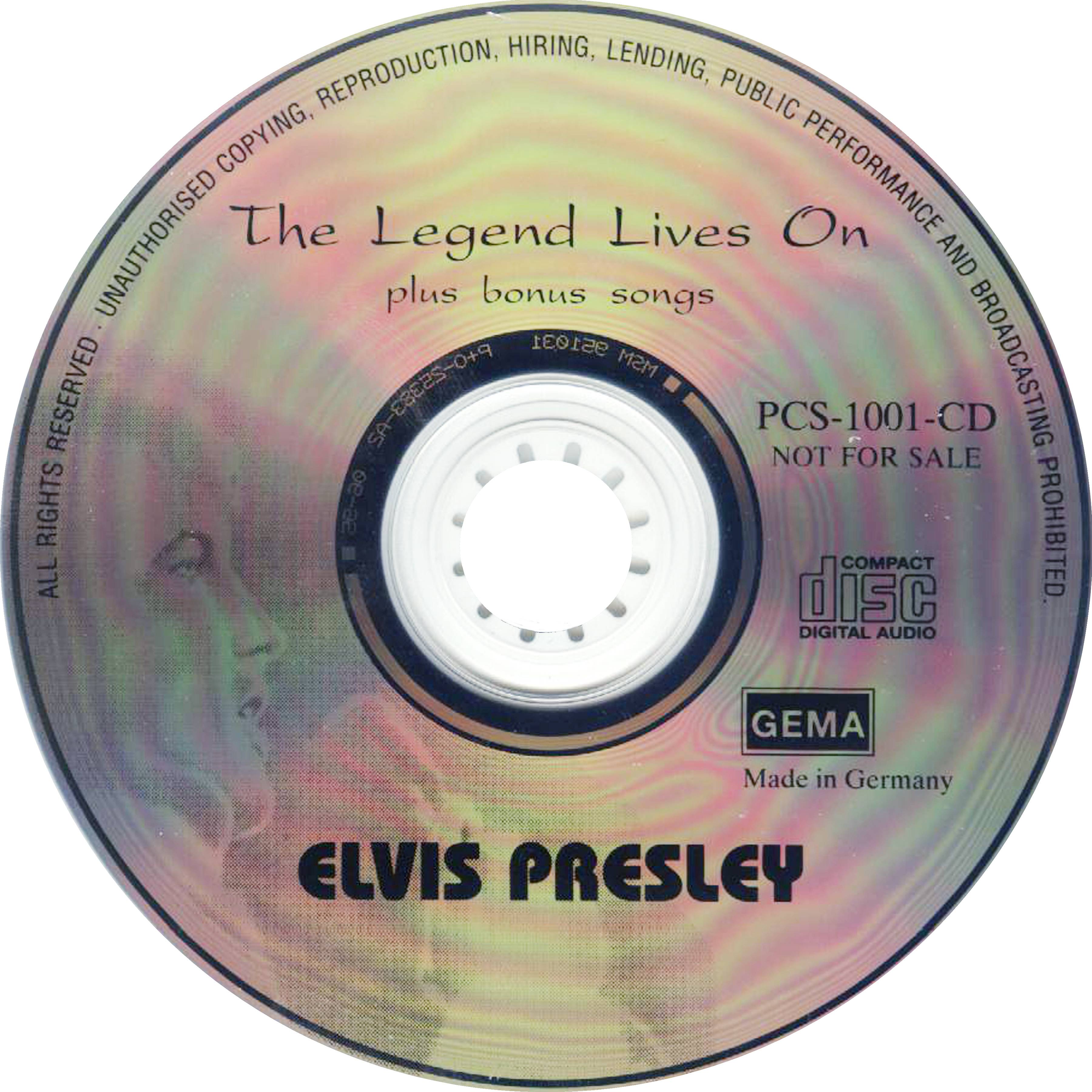 Elvis Presley The Legend Lives On Plus Bonus Songs : CD1